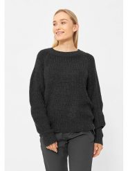 Bench Sweter "Georgiana" w kolorze czarnym rozmiar: 42. Czarne swetry klasyczne damskie Bench, ze splotem, bez kołnierzyka. Za 99.33 zł.