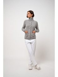 AUTHENTIC CASHMERE Kaszmirowy kardigan "Caron" w kolorze szarym rozmiar: L. Szare kardigany damskie AUTHENTIC CASHMERE, l, bez wzorów, z kaszmiru. Za 381.24 zł.