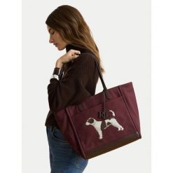 Torebka LAUREN RALPH LAUREN. Czerwone torebki klasyczne damskie Lauren Ralph Lauren, bez dodatków. Za 1,499.00 zł.