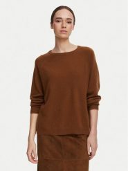 Marella Sweter Olmo1 2623366201 Brązowy Regular Fit. Brązowe swetry klasyczne damskie Marella, s, z kaszmiru, bez kołnierzyka. Za 1,329.00 zł.