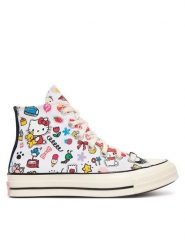 Converse Trampki Chuck 70 A17696C Kolorowy. Trampki damskie Converse, bez wzorów, z materiału, bez zapięcia. Za 469.99 zł.