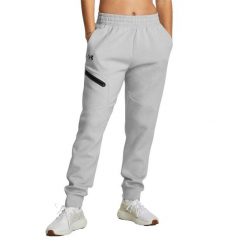 Spodnie Joggery Under Armour Unstoppable Flc Damskie. Szare spodnie sportowe damskie Under Armour, m, bez wzorów, z materiału, na fitness i siłownię. Za 430.30 zł.