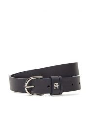 Tommy Hilfiger Pasek Damski Essential Effortless 2.5 Sv AW0AW17279 Granatowy. Niebieskie paski damskie Tommy Hilfiger, bez wzorów, ze skóry. Za 149.99 zł.