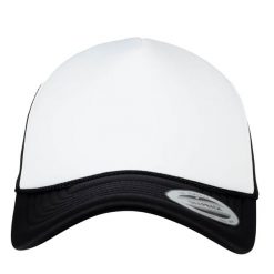Czapka Z Daszkiem Foam Curved Peak Trucker Cap. Białe czapki z daszkiem damskie FLEXFIT, bez wzorów. Za 51.99 zł.