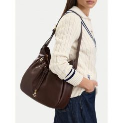 Torebka Beverly Hills Polo Club. Brązowe torebki klasyczne damskie Beverly Hills Polo Club, bez dodatków. Za 229.99 zł.