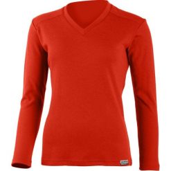 Damska bluza merino STELA. Niebieskie bluzy damskie LASTING, xl, bez wzorów, z dzianiny, bez kaptura. Za 653.65 zł.