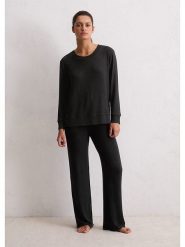 Marc O´Polo Bodywear Bluza w kolorze czarnym rozmiar: S. Czarne bluzy damskie s, bez wzorów, bez kaptura. Za 174.95 zł.