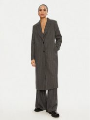 Please Płaszcz przejściowy K0GCCTG000 Szary Regular Fit. Szare płaszcze damskie Please, m, bez wzorów, z syntetyku, bez kaptura. Za 509.99 zł.
