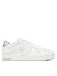 Calvin Klein Jeans Sneakersy Basket Cupsole Low Mg YW0YW01765 Biały. Białe obuwie sportowe damskie Calvin Klein Jeans, z jeansu, bez zapięcia. Za 279.99 zł.