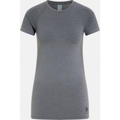 Koszulka termoaktywna z krótkim rękawem damska Odlo PERFORMANCE LIGHT ECO. Szare koszulki damskie ODLO, bez wzorów, bez kołnierzyka, bez ramiączek. W wyprzedaży za 220.99 zł.