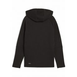 Młodzieżowa bluza z kapturem z zamkiem na całej długości EVOSTRIPE PUMA Black. Czarna bluzy damskie Puma, m, bez wzorów, z kapturem. W wyprzedaży za 174.00 zł.