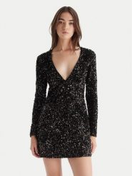 Bardot Sukienka koktajlowa Eida 60054DB Czarny Regular Fit. Czarne sukienki damskie Bardot, bez wzorów, z syntetyku, wizytowe, bez ramiączek. Za 729.99 zł.