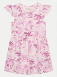 Guess Sukienka letnia K5GK14 K6YW4 Różowy Regular Fit. Czerwone sukienki dziewczęce Guess, z aplikacjami, z bawełny, bez ramiączek, proste. Za 149.99 zł.