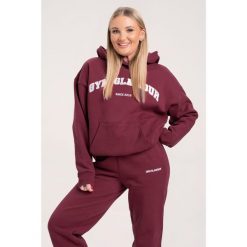 Bluza fitness damska Gym Glamour college. Brązowe bluzy damskie GYM GLAMOUR, xs, bez wzorów, bez kaptura. Za 199.99 zł.