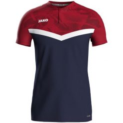 Jersey Jako Iconic. Czerwone koszulki sportowe damskie JAKO, bez wzorów, z jersey, bez ramiączek, do piłki nożnej. Za 241.00 zł.