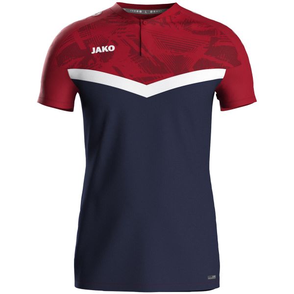 Jersey Jako Iconic. Czerwone koszulki sportowe damskie JAKO, bez wzorów, z jersey, bez ramiączek, do piłki nożnej. Za 241.00 zł.