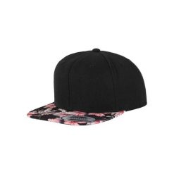 Czapka Flexfit floral. Czerwone czapki z daszkiem damskie FLEXFIT, bez wzorów, z wełny. Za 103.05 zł.