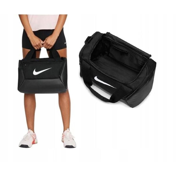 Torba Nike Brasilia sportowa. Czarne torby sportowe Nike, bez wzorów. Za 169.99 zł.