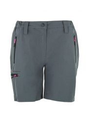 Peak Mountain Szorty funkcyjne "Assor" w kolorze szarym rozmiar: M. Szare spodenki sportowe damskie Peak Mountain, m, bez wzorów, z materiału, outdoorowe. Za 130.99 zł.