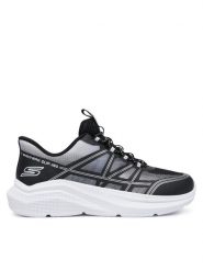 Skechers Sneakersy Microspec Velocity - Grid-Shift 404220L/BKSL Czarny. Czarne buty sportowe chłopięce Skechers, z materiału, bez zapięcia. Za 199.99 zł.