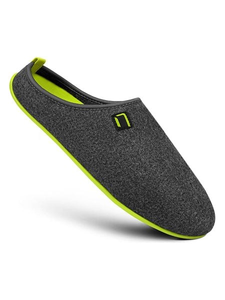 Nanga shoes Kapcie w kolorze szaro-zielonym rozmiar: 40. Szare kapcie damskie Nanga shoes, z materiału. Za 123.45 zł.