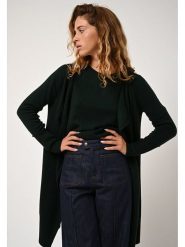 AUTHENTIC CASHMERE Kaszmirowy kardigan "Chésery" w kolorze ciemnozielonym rozmiar: XL. Zielone kardigany damskie AUTHENTIC CASHMERE, xl, bez wzorów, z kaszmiru. Za 480.90 zł.