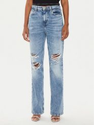 Guess Jeansy W4YA33 D4WBH Niebieski Straight Leg. Niebieskie jeansy damskie Guess. Za 599.99 zł.