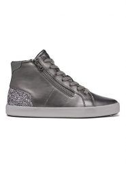 Geox Sneakersy "Blomiee" w kolorze srebrnym rozmiar: 41. Szare obuwie sportowe damskie Geox, za kostkę, bez zapięcia. Za 351.38 zł.