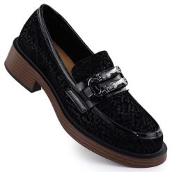 Skórzane półbuty damskie lordsy D&A S.Barski Premium Collection MR52-176. Półbuty damskie S.BARSKI, bez wzorów, ze skóry, bez obcasa, bez zapięcia. Za 265.99 zł.