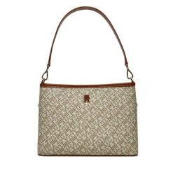 Torebka Tommy Hilfiger. Brązowe torebki klasyczne damskie Tommy Hilfiger, bez dodatków. Za 489.99 zł.