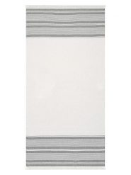 Egeria Chusta hammam "Pestemal" w kolorze biało-ciemnoszarym rozmiar: 80x180 cm. Białe chusty damskie Egeria, bez wzorów, z bawełny. Za 26.99 zł.