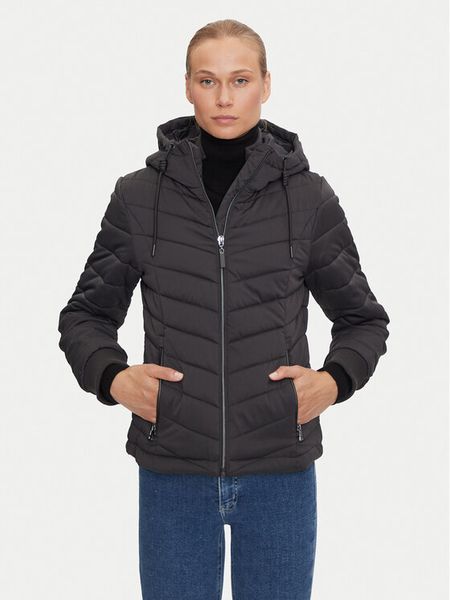 JDY Kurtka puchowa Ebonie 15328268 Czarny Regular Fit. Czarne kurtki damskie JDY, l, bez wzorów, z puchu, bez kaptura. Za 139.99 zł.