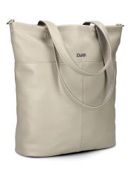 Zwei Torebka "M145" w kolorze szarym - 35 x 37 x 15 cm rozmiar: onesize. Szare shopper bag Zwei, bez wzorów, z materiału, na ramię, bez dodatków. Za 174.43 zł.