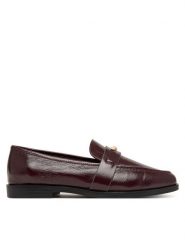 Aldo Lordsy Ellya 14403478 Bordowy. Czerwone półbuty damskie ALDO, bez wzorów, ze skóry, bez obcasa, bez zapięcia. Za 389.99 zł.