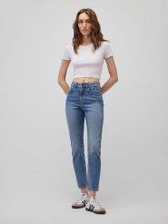 MAVI Dżinsy "Star" - Skinny fit - w kolorze niebieskim rozmiar: W25/L27. Niebieskie jeansy damskie Mavi, z podwyższonym stanem. Za 94.95 zł.