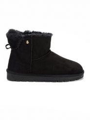 ISLAND BOOT Botki zimowe "Ilissa" w kolorze czarnym rozmiar: 38. Czarne botki damskie Island Boot, na zimę, bez obcasa, bez zapięcia. Za 128.55 zł.