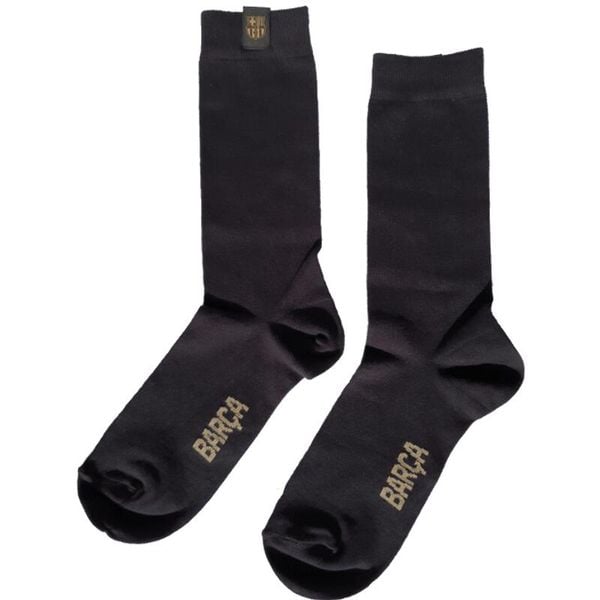 Skarpetki unisex Barcelona premium. Czarne skarpetki damskie FC BARCELONA, bez wzorów, z bawełny. Za 92.07 zł.