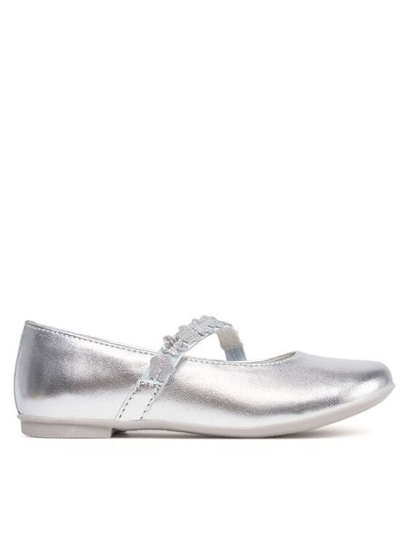 Primigi Baleriny 7927622 S Srebrny. Szare baleriny dziewczęce Primigi, bez wzorów, ze skóry, bez obcasa, bez zapięcia. Za 269.99 zł.