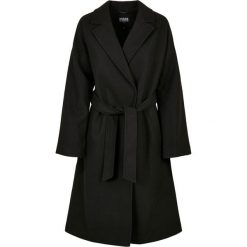 Klasyczny płaszcz damski Urban Classics Oversized (GT). Czarne płaszcze damskie Urban Classics, m, bez wzorów, z materiału, bez kaptura. Za 424.95 zł.
