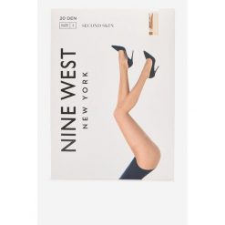 Rajstopy Nine West. Brązowe rajstopy Nine West, bez wzorów. Za 19.99 zł.