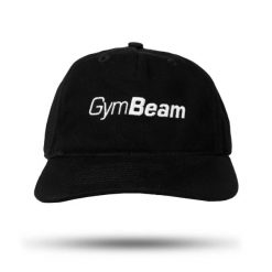 Czapka unisex fitness z zakrzywionym daszkiem Dad Cap. Czarne czapki z daszkiem damskie GYMBEAM, bez wzorów, z bawełny. Za 53.90 zł.
