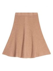 Perfect Cashmere Kaszmirowa spódnica "Shaw" w kolorze beżowym rozmiar: M. Brązowe spódnice damskie Perfect Cashmere, m, bez wzorów, z kaszmiru, midi. Za 300.21 zł.