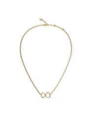Guess Naszyjnik JUBN04 616JW Złoty. Żółte naszyjniki damskie Guess, metalowe. Za 169.99 zł.