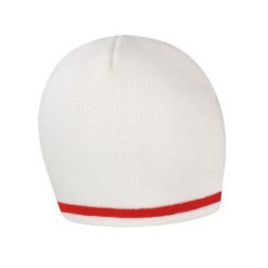 Czapka Unisex Dla Dorosłych. Czerwone czapki damskie RESULT WINTER ESSENTIALS, bez wzorów, z dzianiny. Za 34.99 zł.
