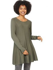 Heine Sweter w kolorze khaki rozmiar: 42. Brązowe swetry klasyczne damskie Heine, bez kołnierzyka. Za 96.60 zł.
