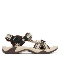 Sandały CMP. Czarne sandały damskie CMP, bez wzorów, bez obcasa, bez zapięcia. Za 189.99 zł.