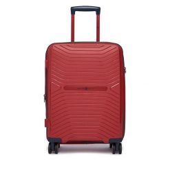 Walizka kabinowa Beverly Hills Polo Club. Czerwone walizki Beverly Hills Polo Club, bez wzorów. Za 299.99 zł.