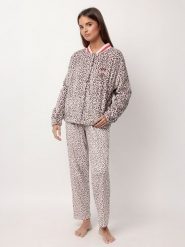 Disney Kurtka polarowa "Peanuts" w kolorze jasnoróżowo-czarnym rozmiar: XL. Różowe kurtki damskie Disney, xl, bez wzorów, z polaru, bez kaptura. Za 165.99 zł.