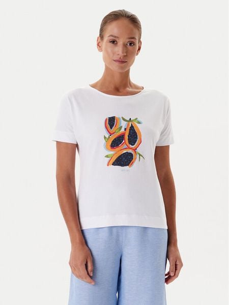 Tatuum T-Shirt Lali 2 T2511.111 Biały Regular Fit. Białe t-shirty damskie TATUUM, m, bez wzorów, z bawełny, bez kołnierzyka. Za 59.99 zł.