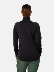 KARI TRAA Bluza polarowa "Evelyn" w kolorze czarnym rozmiar: XS. Czarne bluzy damskie Kari Traa, xs, bez wzorów, z polaru, bez kaptura. Za 226.77 zł.